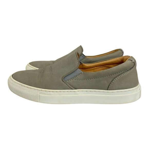 Greats Brooklyn Womens Size 6 Gray Slip On Leather Sneakers - Picture 4 of 8